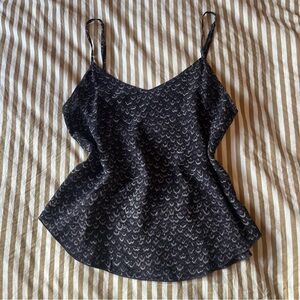 Elegant Purple Patterned Women's Top